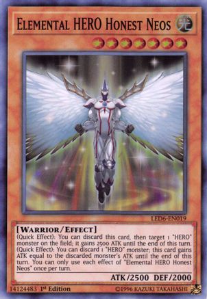 Elemental HERO Honest Neos (Super Rare) (LED6-EN019) - Legendary Duelists: Magical Hero 1st Edition