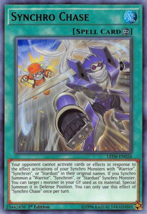 Synchro Chase (Ultra Rare) (LED6-EN026) - Legendary Duelists: Magical Hero 1st Edition