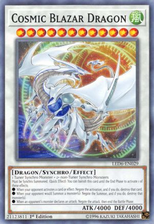 Cosmic Blazar Dragon (Common) (LED6-EN029) - Legendary Duelists: Magical Hero Unlimited