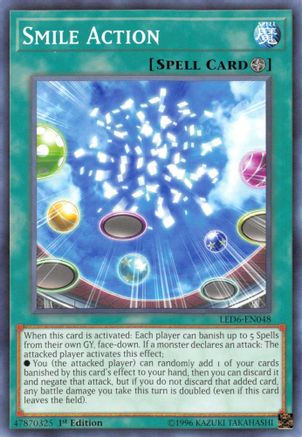 Smile Action (Common) (LED6-EN048) - Legendary Duelists: Magical Hero 1st Edition