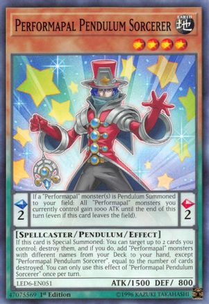 Performapal Pendulum Sorcerer (Common) (LED6-EN051) - Legendary Duelists: Magical Hero 1st Edition