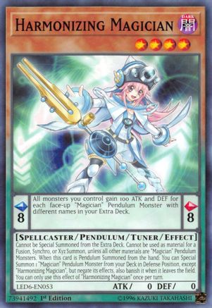 Harmonizing Magician (Common) (LED6-EN053) - Legendary Duelists: Magical Hero 1st Edition
