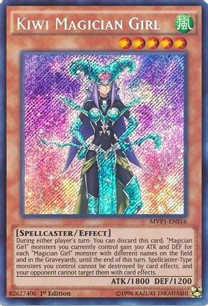 Kiwi Magician Girl (Secret Rare) (MVP1-ENS16) - The Dark Side of Dimensions Movie Pack: Secret Edition 1st Edition