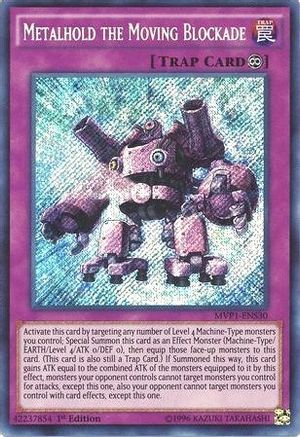 Metalhold the Moving Blockade (Secret Rare) (MVP1-ENS30) - The Dark Side of Dimensions Movie Pack: Secret Edition 1st Edition