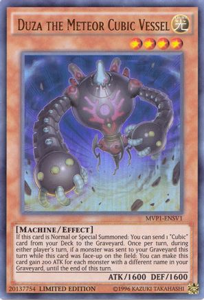Duza the Meteor Cubic Vessel (Ultra Rare) (MVP1-ENSV1) - The Dark Side of Dimensions Movie Pack: Secret Edition Limited
