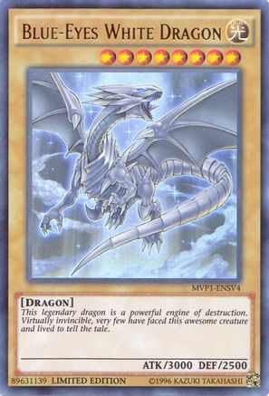 Blue-Eyes White Dragon (Ultra Rare) (MVP1-ENSV4) - The Dark Side of Dimensions Movie Pack: Secret Edition Limited