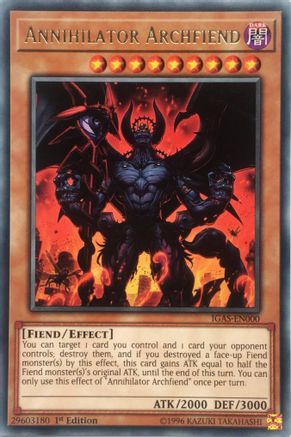 Annihilator Archfiend (IGAS-EN000) - Ignition Assault Unlimited