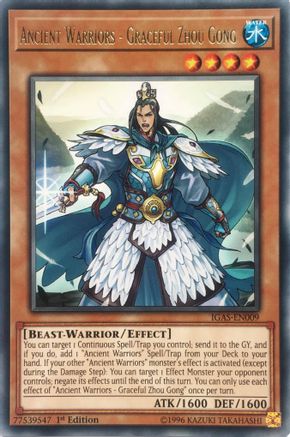 Ancient Warriors - Graceful Zhou Gong (Rare) (IGAS-EN009) - Ignition Assault Unlimited