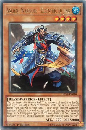 Ancient Warriors - Eccentric Lu Jing (Rare) (IGAS-EN010) - Ignition Assault Unlimited