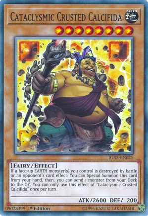 Cataclysmic Crusted Calcifida (Common) (IGAS-EN025) - Ignition Assault Unlimited
