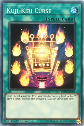 Kuji-Kiri Curse (Super Rare) (IGAS-EN066) - Ignition Assault 1st Edition