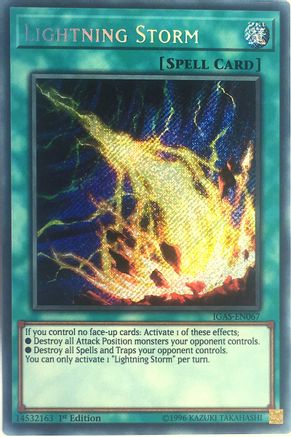 Lightning Storm (Secret Rare) (IGAS-EN067) - Ignition Assault Unlimited