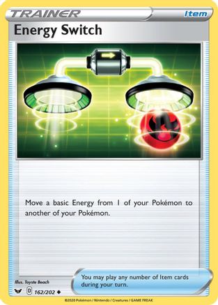 Energy Switch (162/202) [SWSH01 Sword & Shield Base Set] - Uncommon
