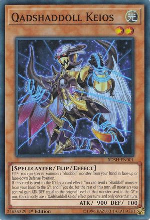 Qadshaddoll Keios (Super Rare) (SDSH-EN001) - Structure Deck: Shaddoll Showdown Unlimited