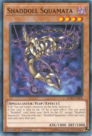 Shaddoll Squamata (Common) (SDSH-EN006) - Structure Deck: Shaddoll Showdown 1st Edition