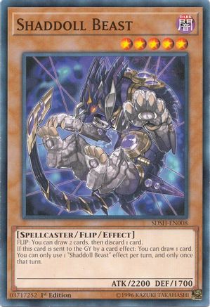 Shaddoll Beast (Common) (SDSH-EN008) - Structure Deck: Shaddoll Showdown 1st Edition