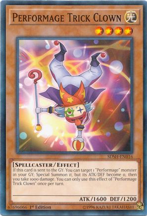 Performage Trick Clown (Common) (SDSH-EN016) - Structure Deck: Shaddoll Showdown Unlimited