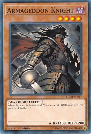 Armageddon Knight (Common) (SDSH-EN017) - Structure Deck: Shaddoll Showdown 1st Edition