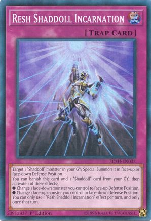 Resh Shaddoll Incarnation (Super Rare) (SDSH-EN033) - Structure Deck: Shaddoll Showdown Unlimited