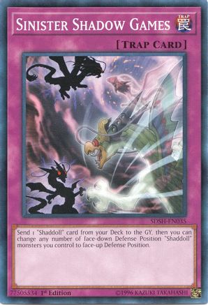 Sinister Shadow Games (Common) (SDSH-EN035) - Structure Deck: Shaddoll Showdown Unlimited