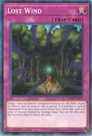 Lost Wind (Common) (SDSH-EN037) - Structure Deck: Shaddoll Showdown 1st Edition