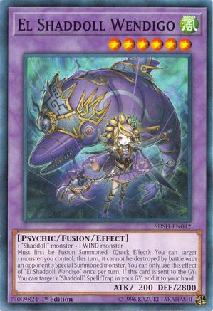 El Shaddoll Wendigo (Common) (SDSH-EN042) - Structure Deck: Shaddoll Showdown Unlimited