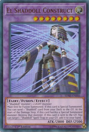 El Shaddoll Construct (Ultra Rare) (SDSH-EN046) - Structure Deck: Shaddoll Showdown 1st Edition
