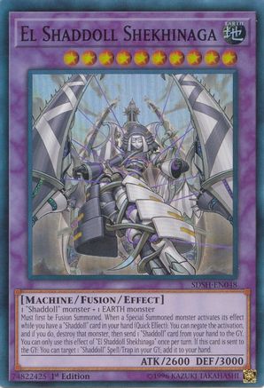 El Shaddoll Shekhinaga (Super Rare) (SDSH-EN048) - Structure Deck: Shaddoll Showdown 1st Edition