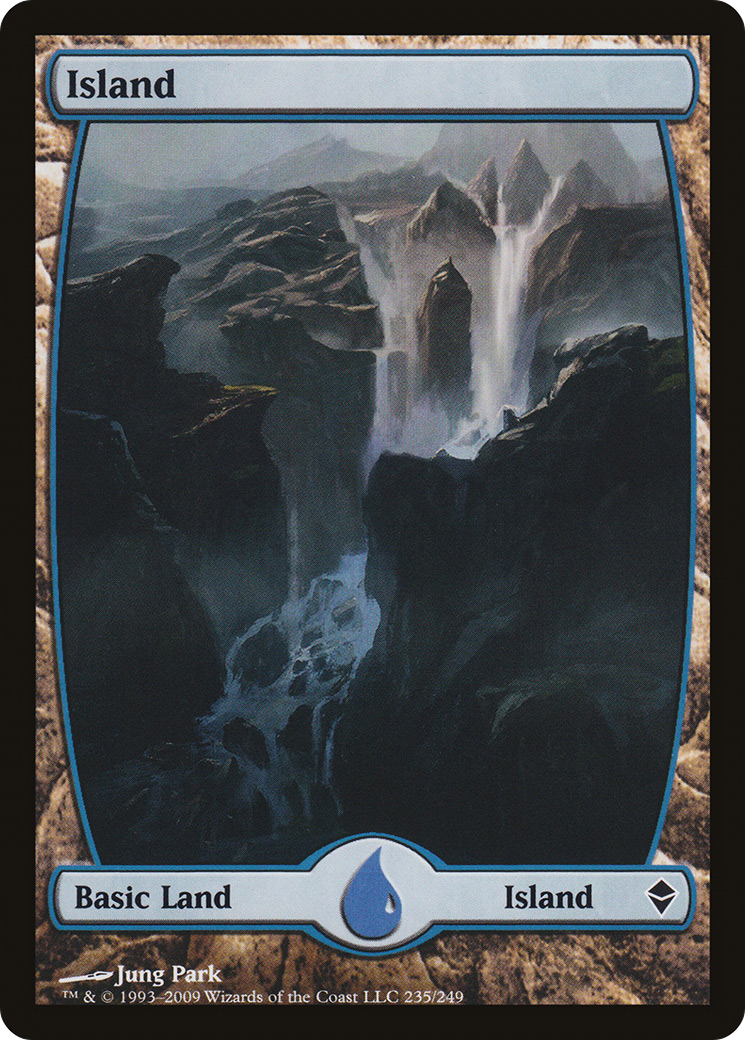 Island (235) - Full Art (ZEN-235) [Zendikar]