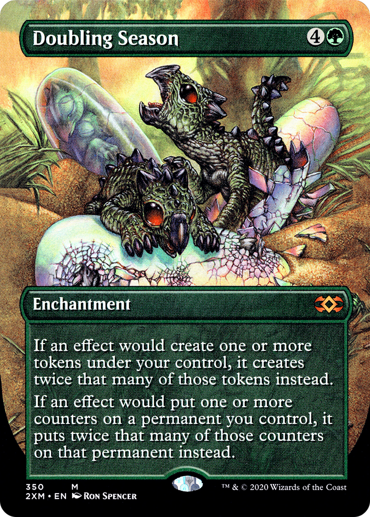 Doubling Season (Borderless) (2XM-350) [Double Masters]