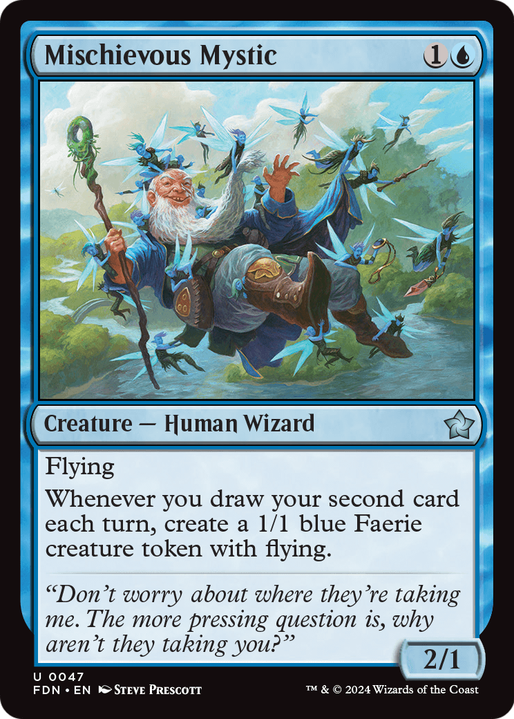 Mischievous Mystic (FDN-047) [Foundations] Foil