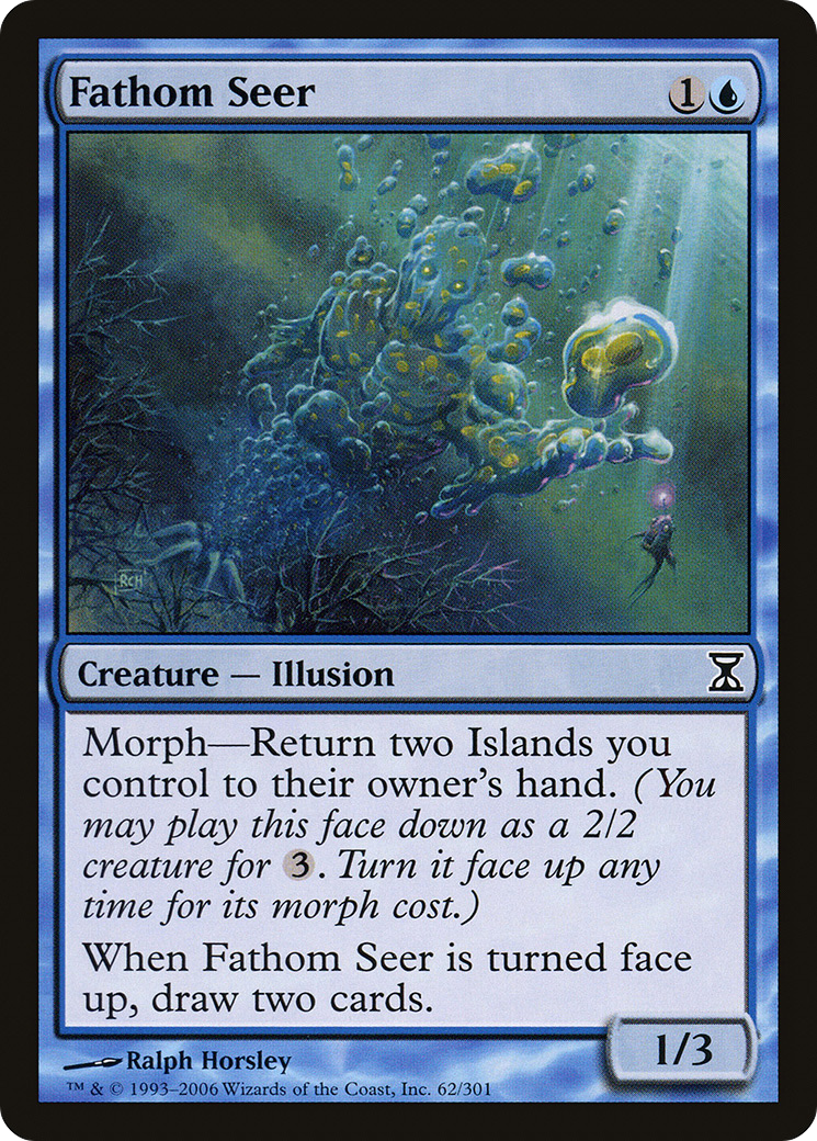 Fathom Seer (TSP-062) [Time Spiral] Foil