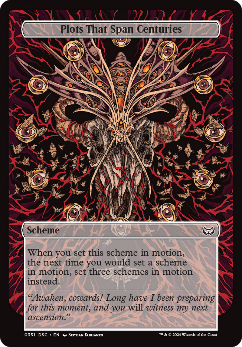 Plots That Span Centuries (Full Art) (A:DSC-351) [Duskmourn: House of Horror Commander]