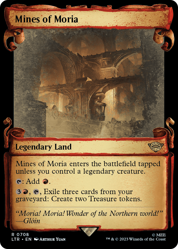 Mines of Moria (Showcase Scrolls) (LTR-708) [The Lord of the Rings: Tales of Middle-earth]