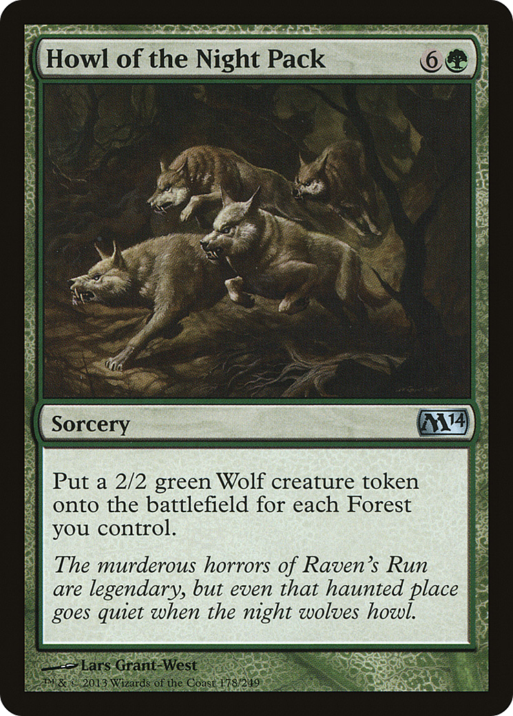 Howl of the Night Pack (M14-178) [Magic 2014]