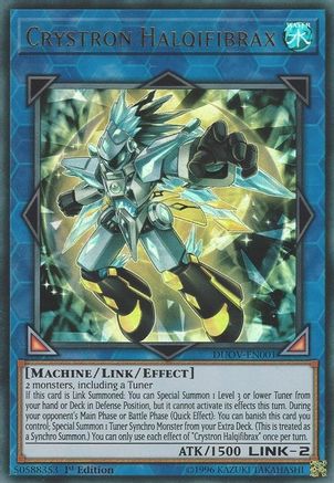 Crystron Halqifibrax (Ultra Rare) (DUOV-EN001) - Duel Overload 1st Edition