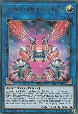 Herald of Mirage Lights (Ultra Rare) (DUOV-EN011) - Duel Overload 1st Edition