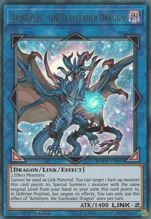 Armillyre, the Starleader Dragon (Ultra Rare) (DUOV-EN029) - Duel Overload 1st Edition