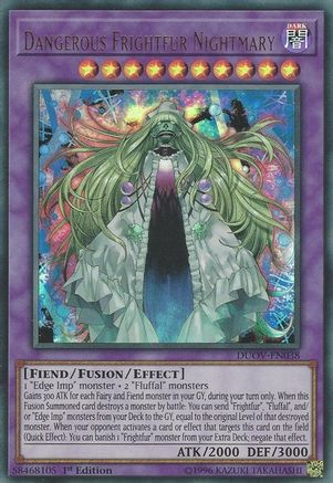Dangerous Frightfur Nightmary (Ultra Rare) (DUOV-EN038) - Duel Overload 1st Edition