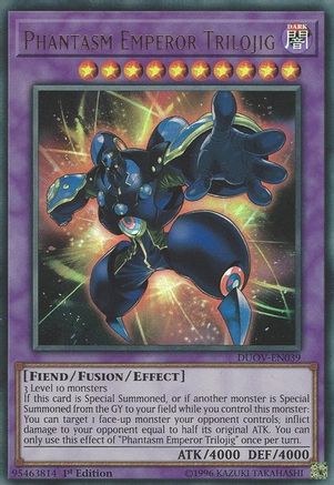 Phantasm Emperor Trilojig (Ultra Rare) (DUOV-EN039) - Duel Overload 1st Edition