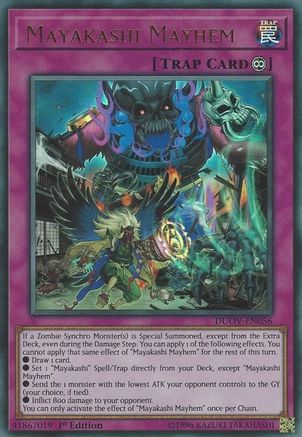 Mayakashi Mayhem (Ultra Rare) (DUOV-EN056) - Duel Overload 1st Edition