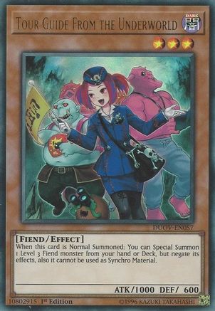 Tour Guide From the Underworld (Ultra Rare) (DUOV-EN057) - Duel Overload 1st Edition