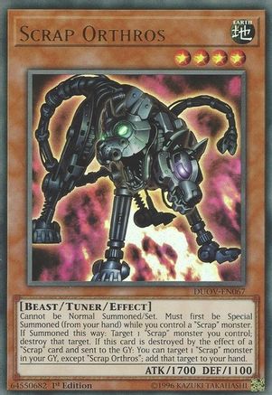 Scrap Orthros (Ultra Rare) (DUOV-EN067) - Duel Overload 1st Edition