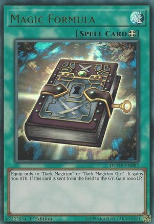 Magic Formula (Ultra Rare) (DUOV-EN087) - Duel Overload 1st Edition