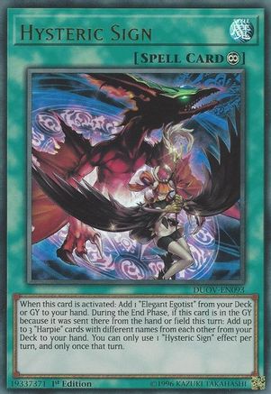 Hysteric Sign (Ultra Rare) (DUOV-EN093) - Duel Overload 1st Edition
