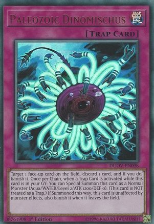 Paleozoic Dinomischus (Ultra Rare) (DUOV-EN098) - Duel Overload 1st Edition