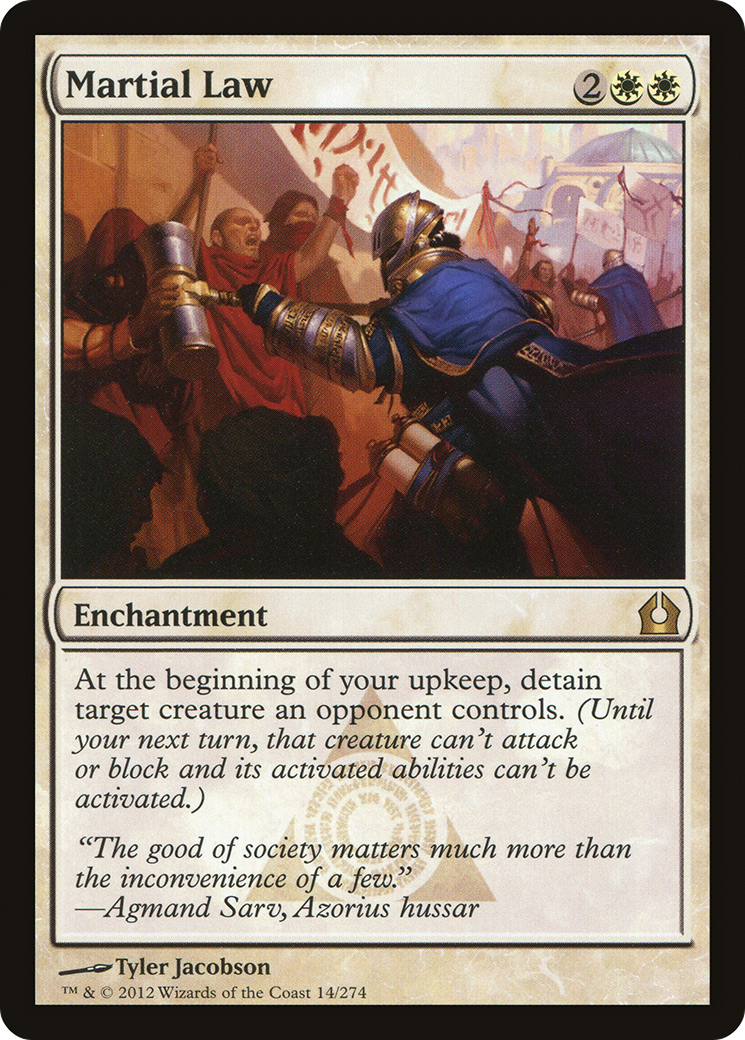 Martial Law (RTR-014) [Return to Ravnica] Foil