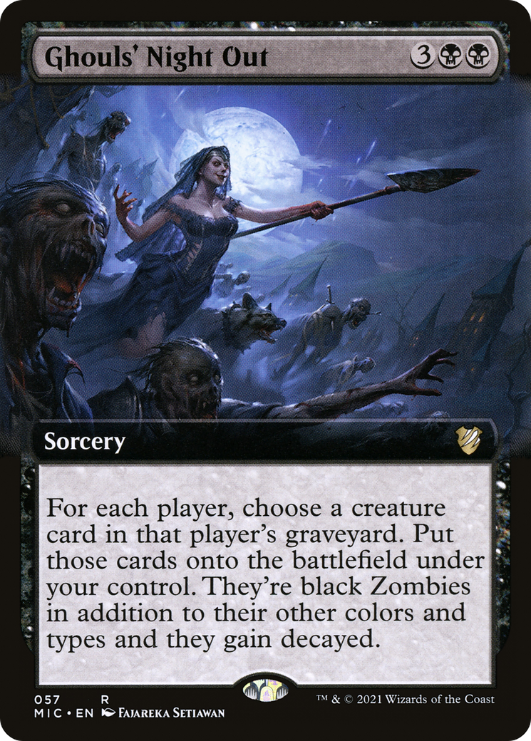 Ghouls' Night Out (Extended Art) (MIC-057) [Midnight Hunt Commander]