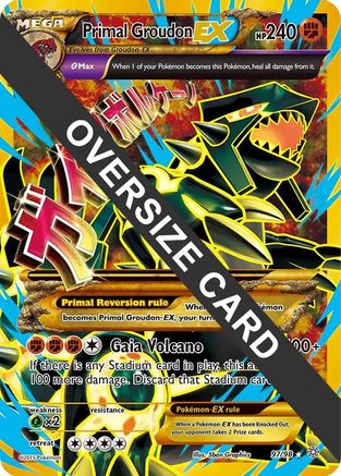 Primal Groudon EX (97/098) [Jumbo Cards] Holofoil - Promo