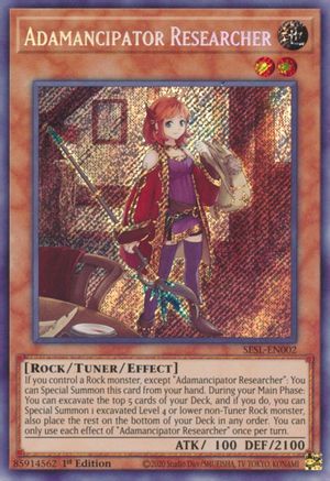 Adamancipator Researcher (Secret Rare) (SESL-EN002) - Secret Slayers 1st Edition